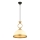 MONZA pendellampe 1xE27/40W/230V Ø 26 cm creme/bronze