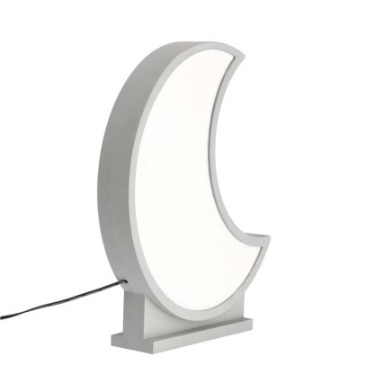 MOON LED/12W/230V grå LED bordlampe til børn