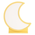MOON LED/12W/230V gul LED bordlampe til børn