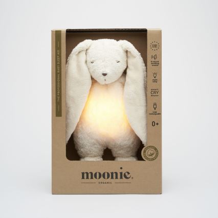 Moonie - Krammedyr med melodi og lys kanin organic polar natur