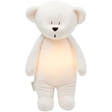 Moonie - Krammedyr med melodi og lys lille bjørn cream