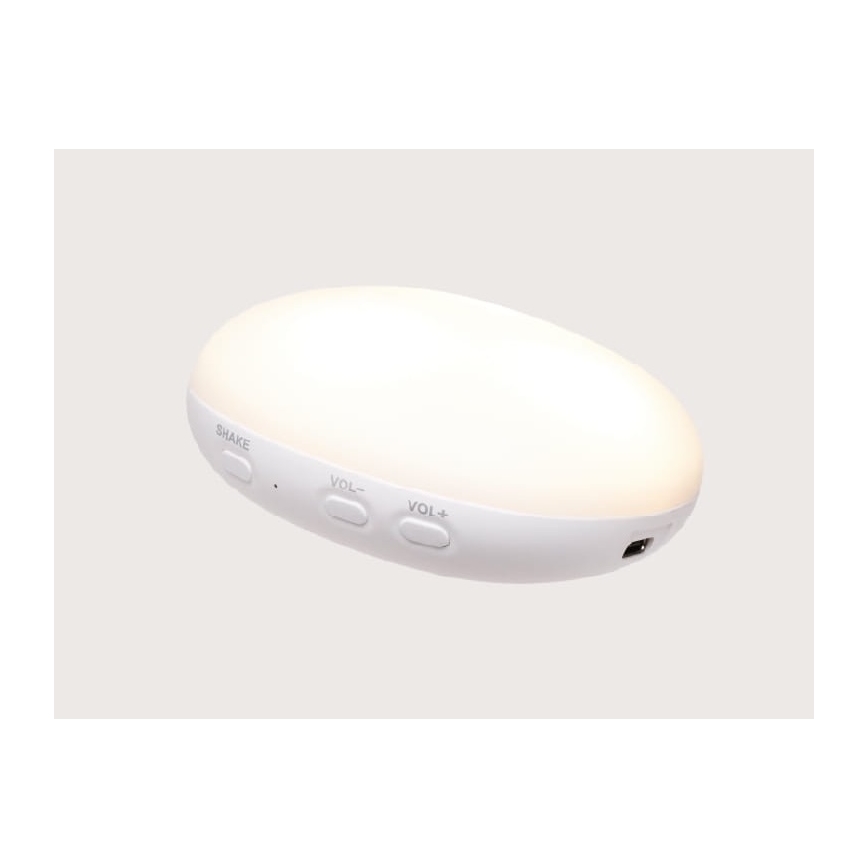 Moonie - Puttebamse med melodi og lys, sæl, organic sand