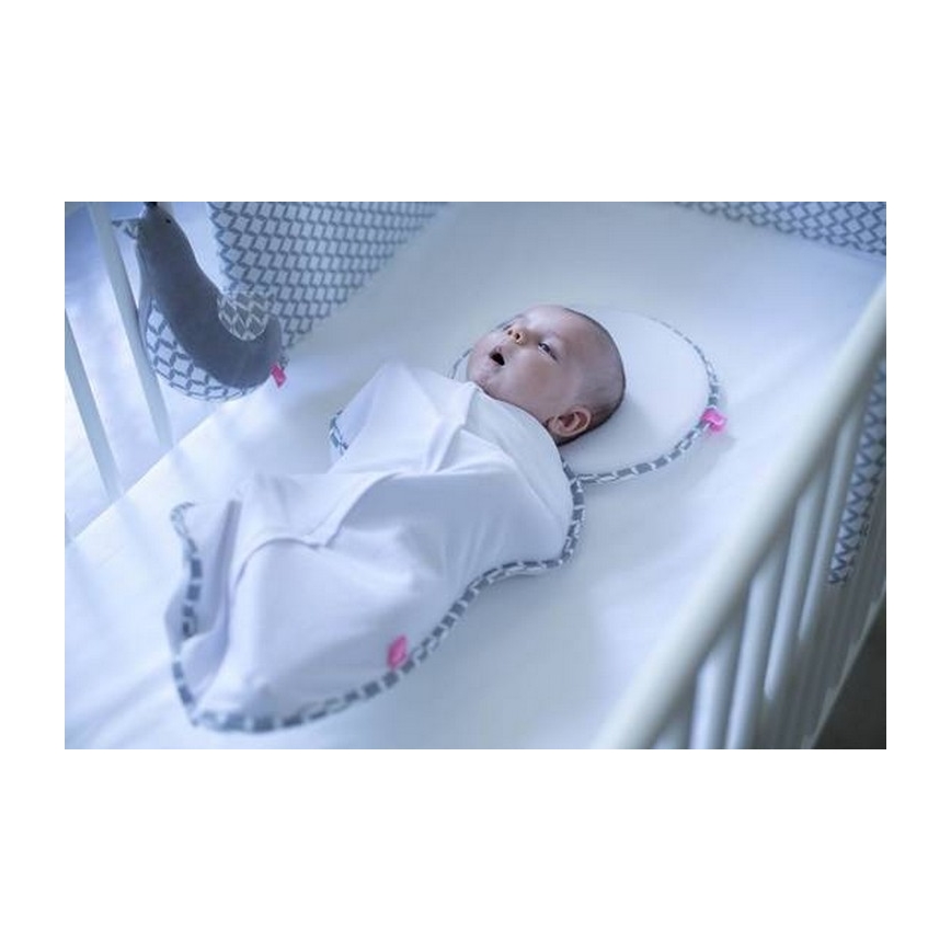 MOTHERHOOD - Svøbetæppe lynlås & svøb CLASSICS 2,5-5 kg grå