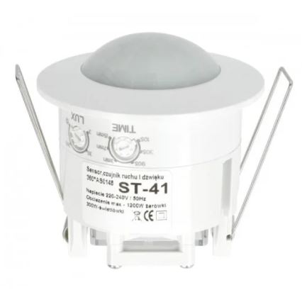 Motion sensor ST41 360 ° hvid