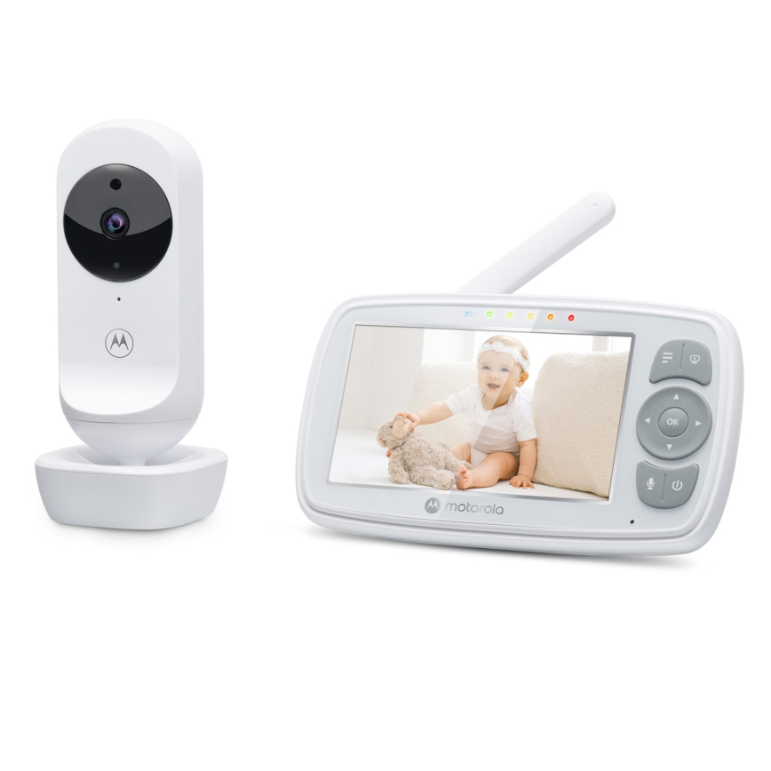 Motorola VM34 - Genopladelig babymonitor 2000 mAh