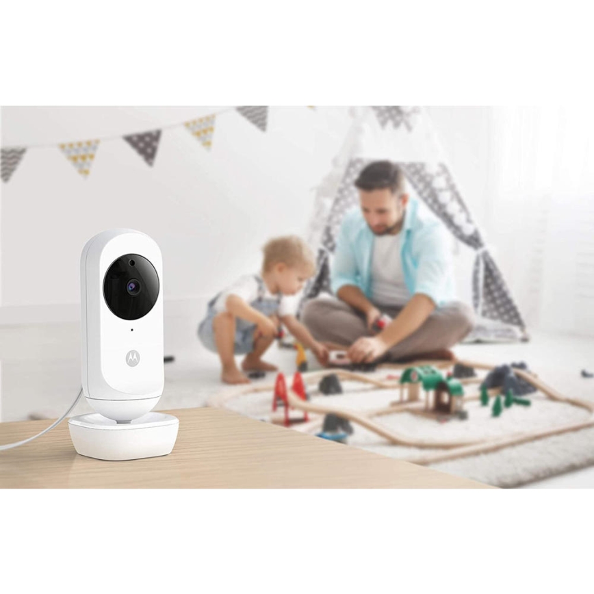 Motorola VM35-2 - Genopladelig babymonitor med 2 kameraer 2000 mAh
