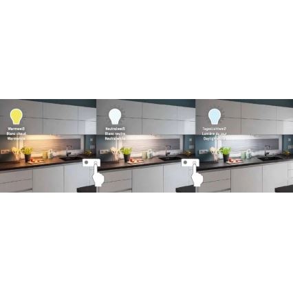 Müller-Licht - LED underskabslampe med sensor CASSIA LED/8W/230V 3000/4000/6500K