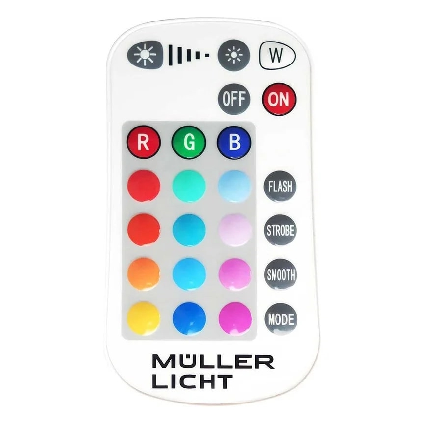 Müller-Licht - Udendørs LED projektør m. RGBW-farver dæmpbar LED/10W/230V IP65 + fjernbetjening