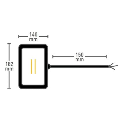 Müller-Licht - Udendørs LED projektør m. RGBW-farver dæmpbar LED/10W/230V IP65 + fjernbetjening