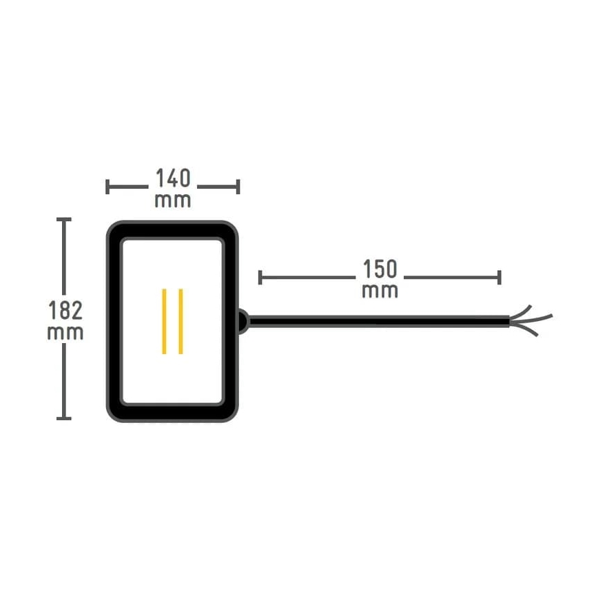 Müller-Licht - Udendørs LED projektør m. RGBW-farver dæmpbar LED/10W/230V IP65 + fjernbetjening