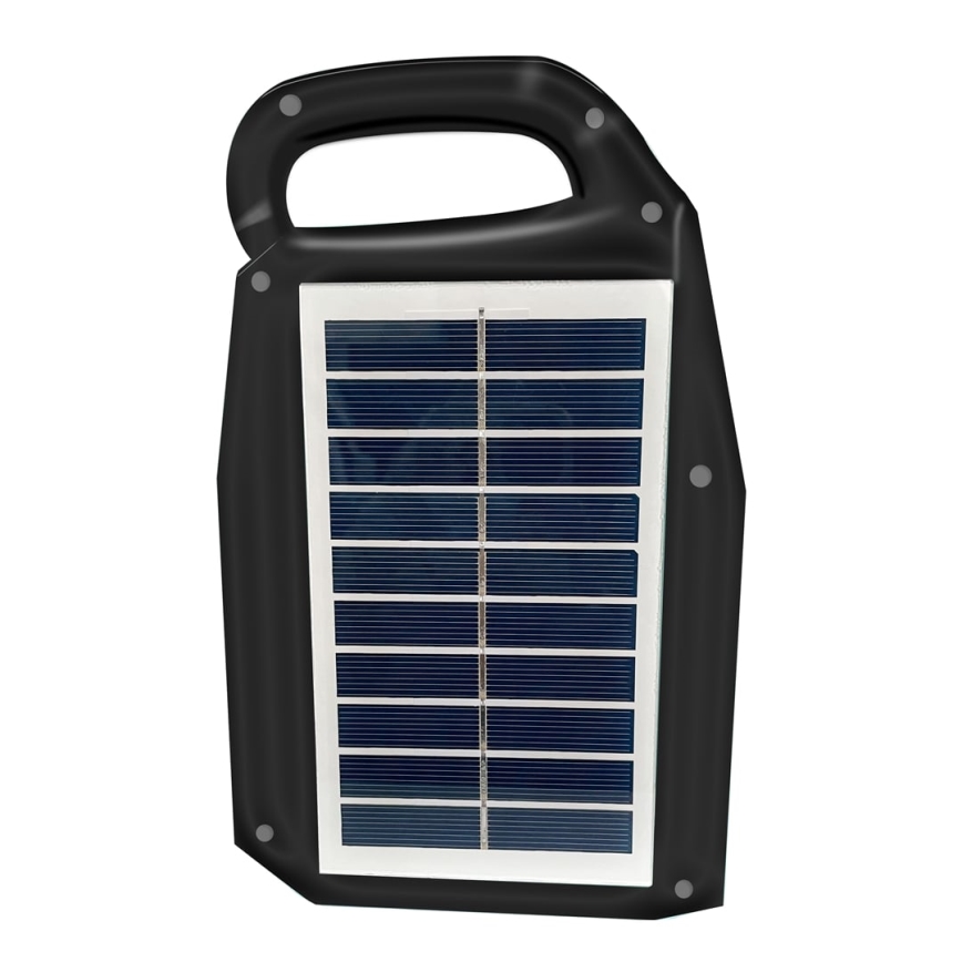 Multifunktionel LED solcellelampe med højttaler og powerbank LED/5W/7200 mAh IP65