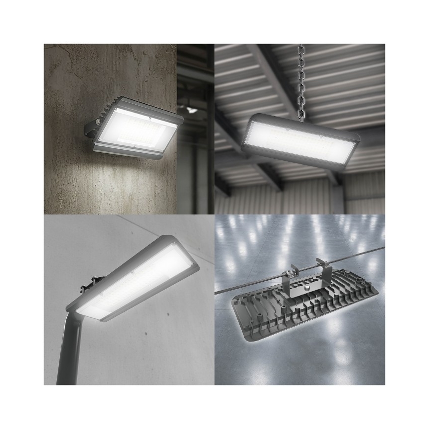 MULTILUXO 4-i-1 teknisk LED-armatur LED/150W/230V 4000K IP65 36 cm