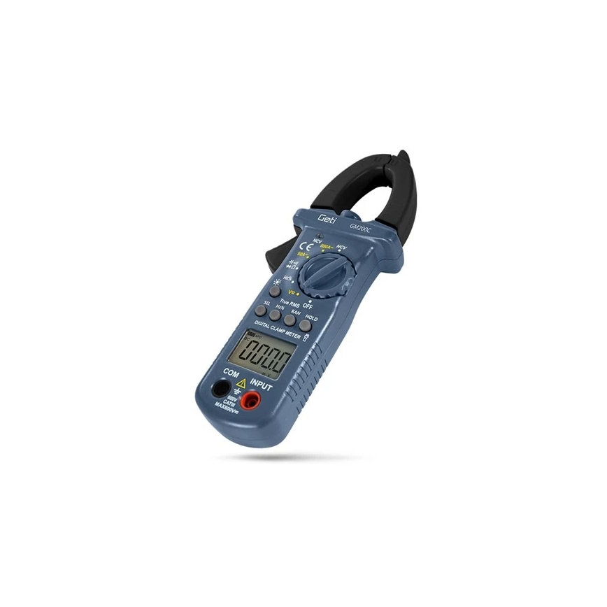 Multimeter med klemme 3xAAA