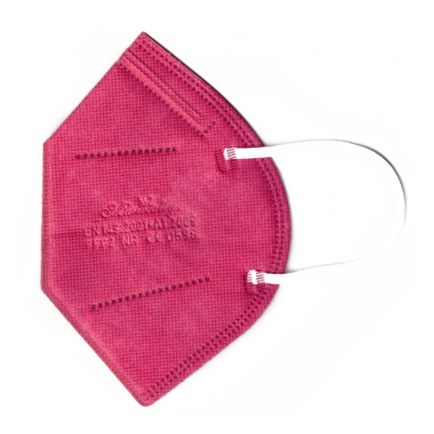 Mundbind FFP2 NR CE 0598 mørk pink 20 stk.