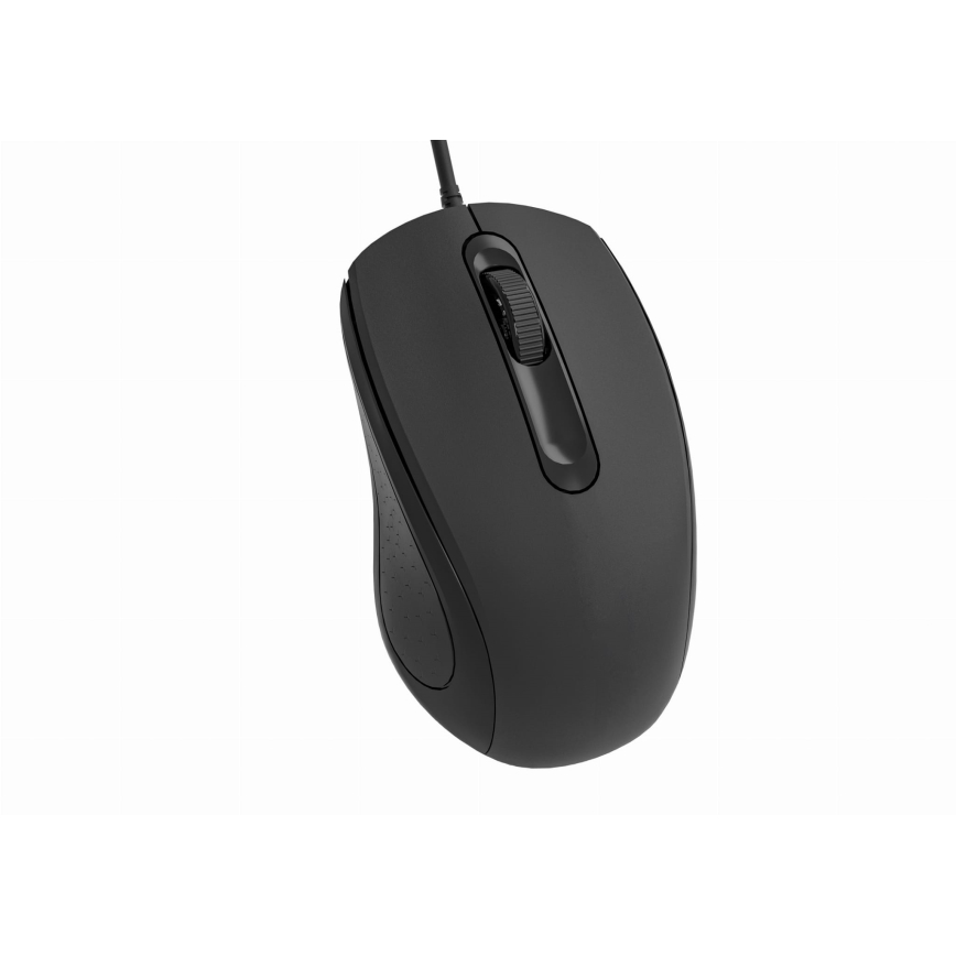 Mus m. ledning 1200 DPI USB-C sort