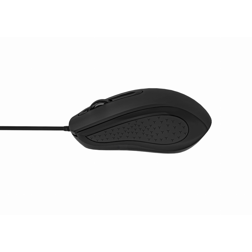 Mus m. ledning 1200 DPI USB-C sort