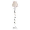 MW-LIGHT - Gulvlampe FLORA 1xE27/40W/230V hvid/cremefarvet
