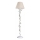MW-LIGHT - Gulvlampe FLORA 1xE27/40W/230V hvid/cremefarvet