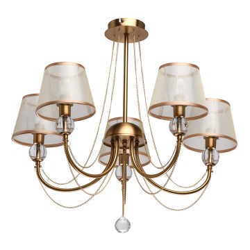 MW-LIGHT - Hængende lysekrone FEDERICA 5xE14/40W/230V