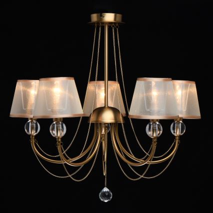 MW-LIGHT - Hængende lysekrone FEDERICA 5xE14/40W/230V