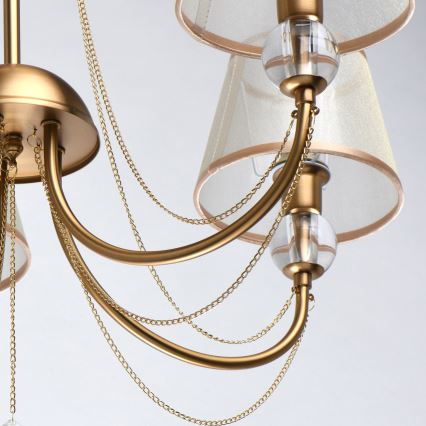 MW-LIGHT - Hængende lysekrone FEDERICA 5xE14/40W/230V