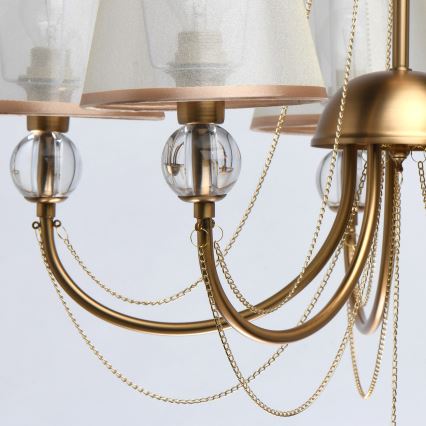 MW-LIGHT - Hængende lysekrone FEDERICA 5xE14/40W/230V