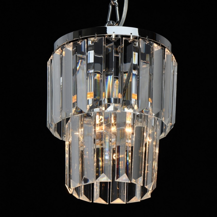 MW-LIGHT - Krystal kædelysekrone ADERLAND 1xE27/60W/230V
