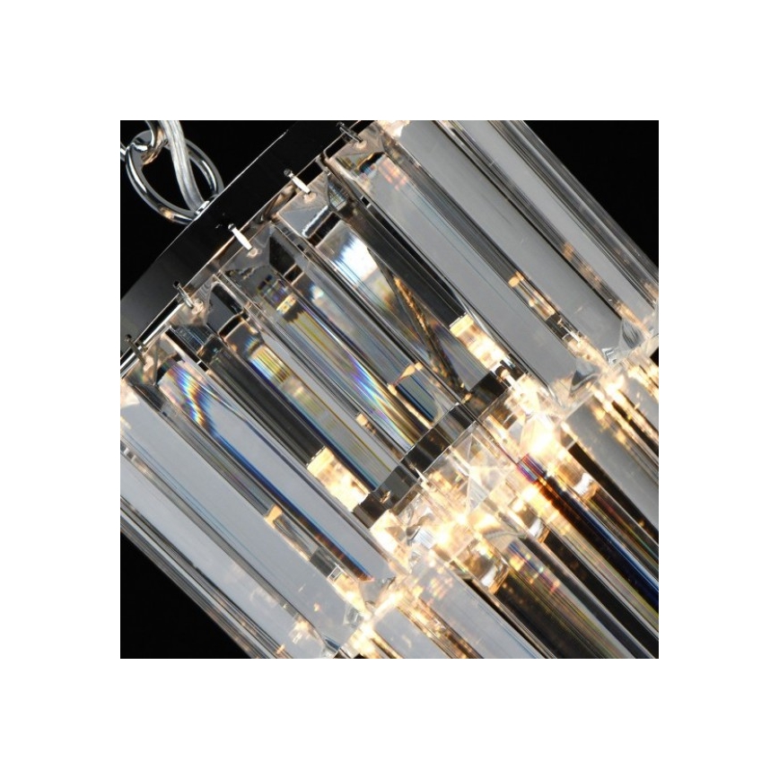 MW-LIGHT - Krystal kædelysekrone ADERLAND 1xE27/60W/230V