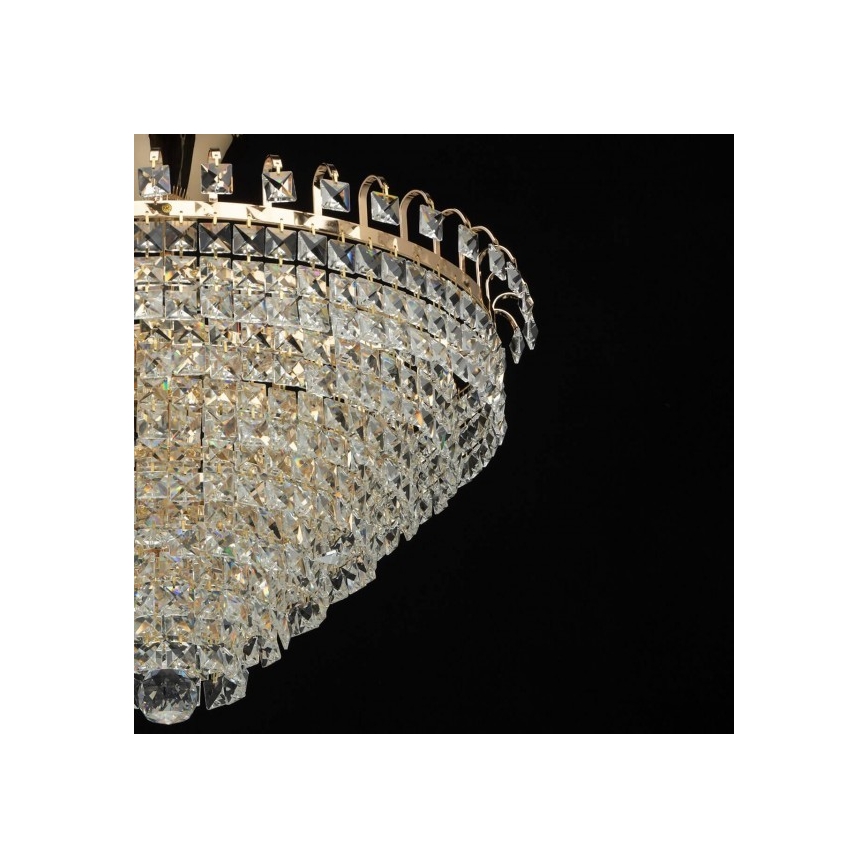 MW-LIGHT - Monteret krystal lysekrone ADELARD 5xE14/60W/230V
