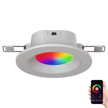 Nanoleaf - LED RGBW Indbygningslampe dæmpbar ESSENTIALS LED/6W/230V 2700-6500K CRI 90 Wi-Fi