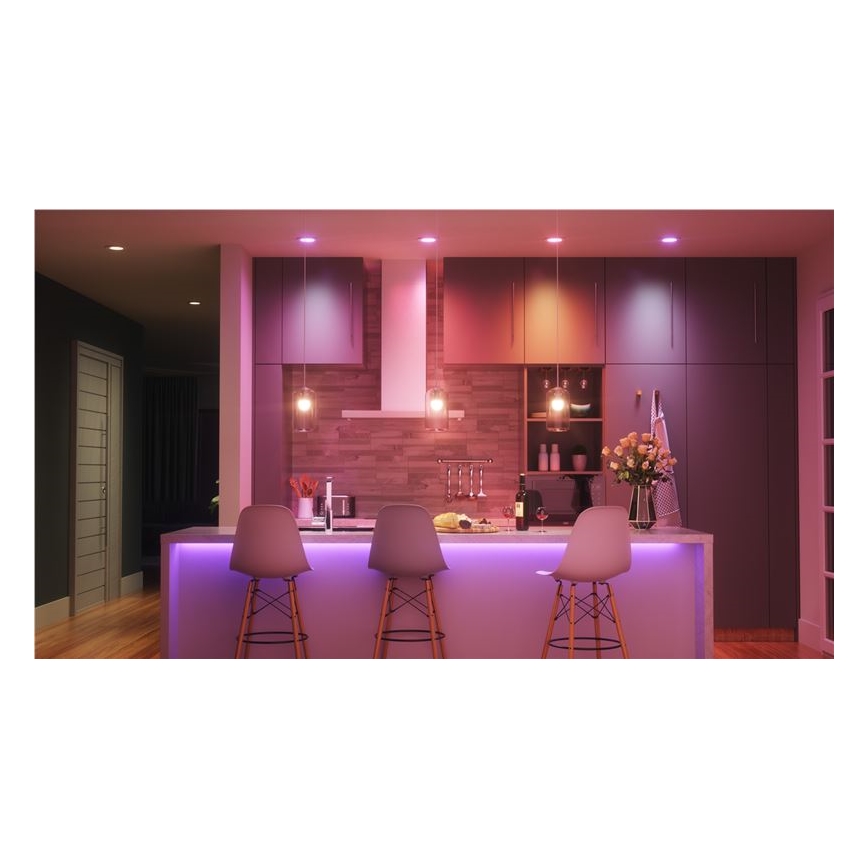 SÆT 3x LED-pære med RGBW-farver dæmpbar ESSENTIALS A60 E27/8,5W/230V CRI 90 2700-6500K Wi-Fi - Nanoleaf