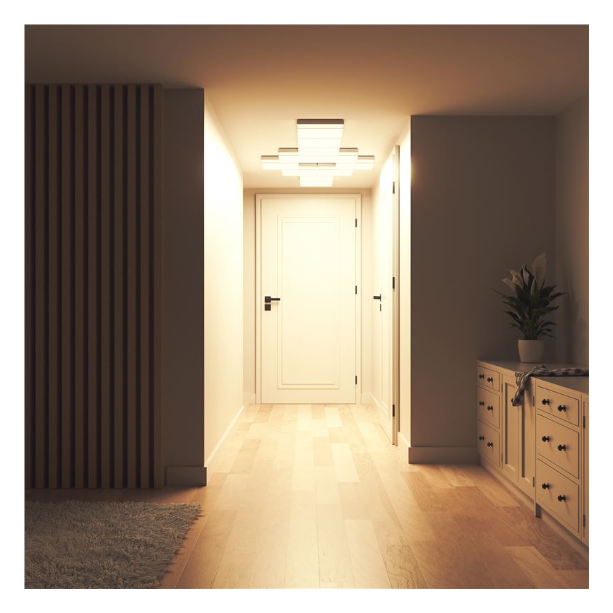 Nanoleaf - Sæt med 3x LED RGBW dæmpbare loftlamper SKYLIGHT LED/18W/230V + 2x LED/16W/230V 2700–6500K Wi-Fi