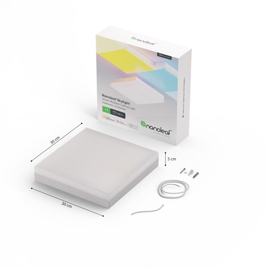 Nanoleaf - Udvidelsessæt LED RGBW Lampe dæmpbar SKYLIGHT LED/16W/230V 2700-6500K Wi-Fi