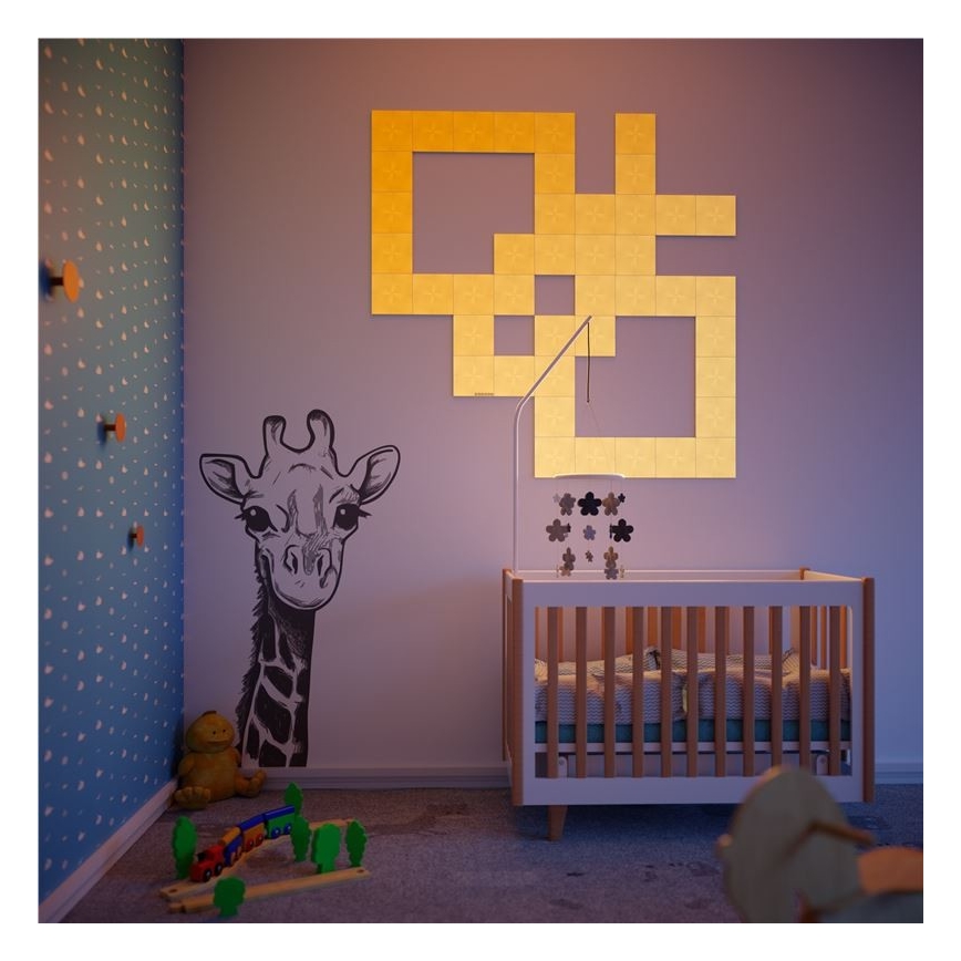 Nanoleaf - SÆT 9x LED RGB Panel dæmpbart CANVAS LED/1W/230V 1200-6500K Wi-Fi
