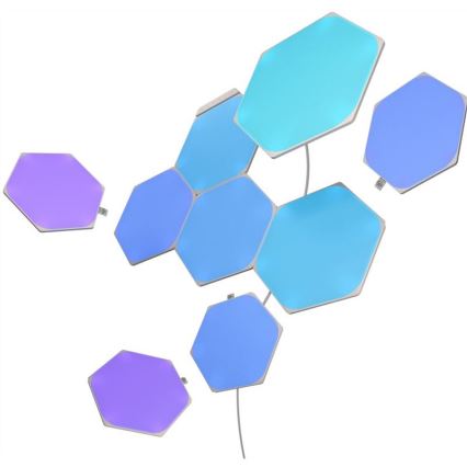 Nanoleaf - SÆT 9x LED RGB Panel dæmpbart SHAPES HEXAGON LED/2W/230V 1200-6500K Wi-Fi