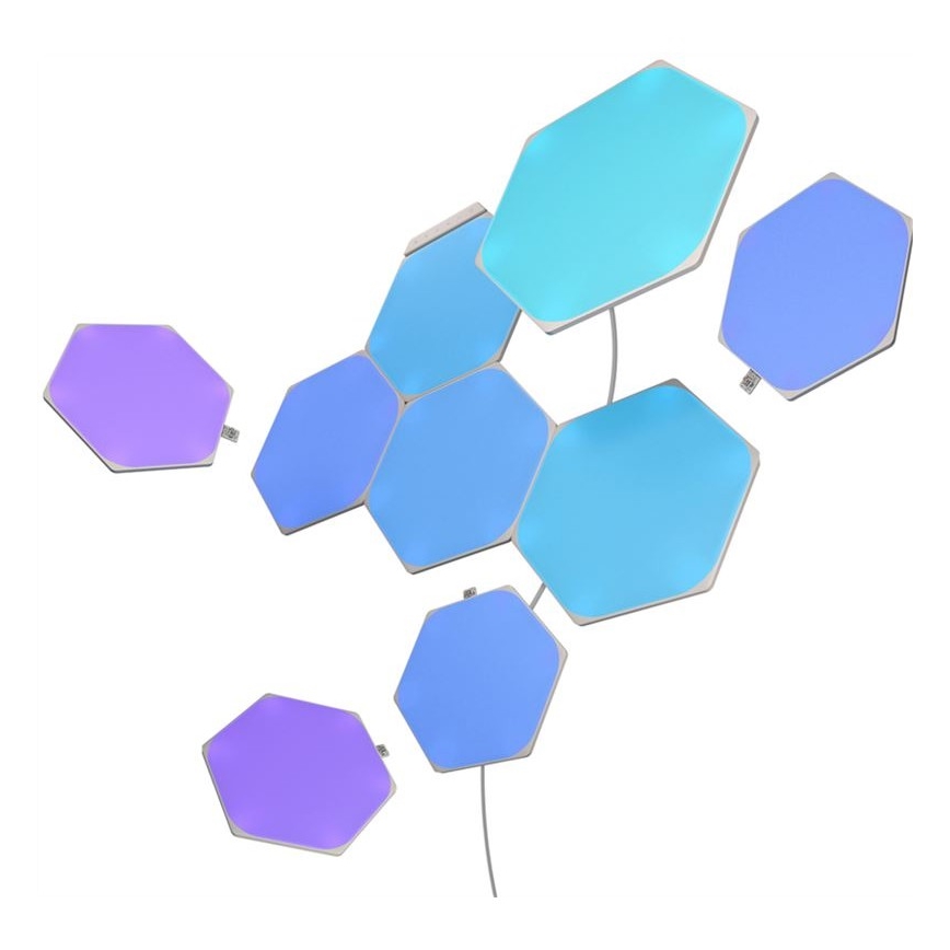 Nanoleaf - SÆT 9x LED RGB Panel dæmpbart SHAPES HEXAGON LED/2W/230V 1200-6500K Wi-Fi