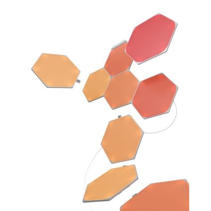 Nanoleaf - SÆT 9x LED RGB Panel dæmpbart SHAPES HEXAGON LED/2W/230V 1200-6500K Wi-Fi