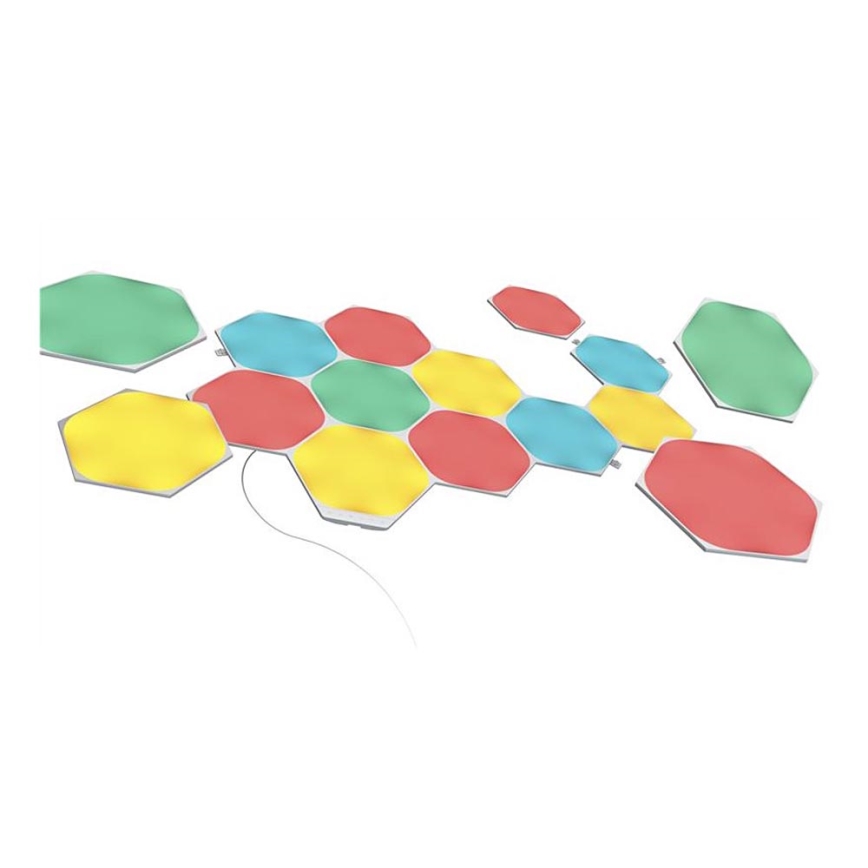 Nanoleaf - SÆT 15x LED RGB Panel dæmpbart LED/2W/230V 1200-6500K Wi-Fi