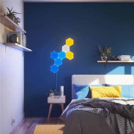 Nanoleaf - SÆT 15x LED RGB Panel dæmpbart LED/2W/230V 1200-6500K Wi-Fi