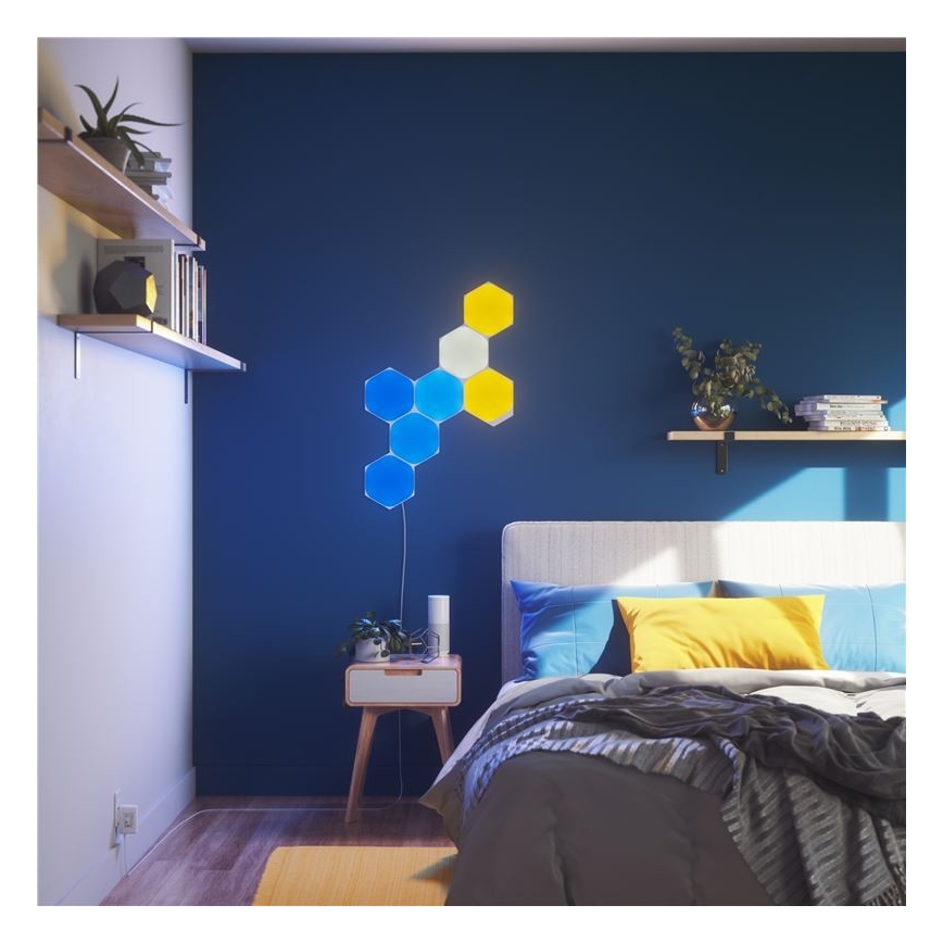 Nanoleaf - SÆT 15x LED RGB Panel dæmpbart LED/2W/230V 1200-6500K Wi-Fi