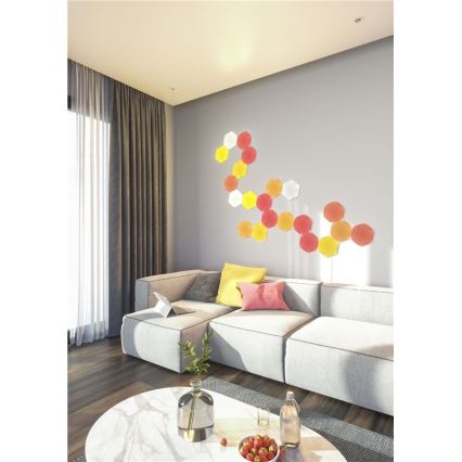 Nanoleaf - SÆT 15x LED RGB Panel dæmpbart LED/2W/230V 1200-6500K Wi-Fi