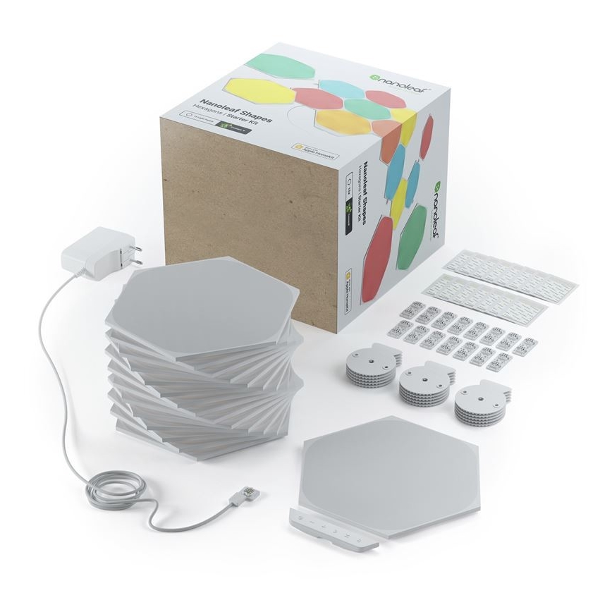 Nanoleaf - SÆT 15x LED RGB Panel dæmpbart LED/2W/230V 1200-6500K Wi-Fi