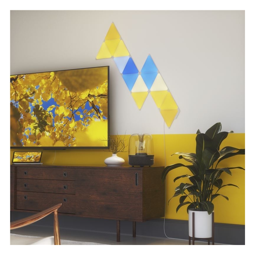 Nanoleaf - 3x LED RGB dæmpbar panel TRIANGLES LED/1W/230V Wi-Fi