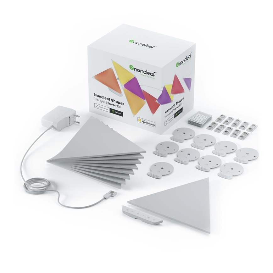 Nanoleaf - 9x LED panel dæmpbar RGB TRIANGLES LED/1,5W/230V Wi-Fi