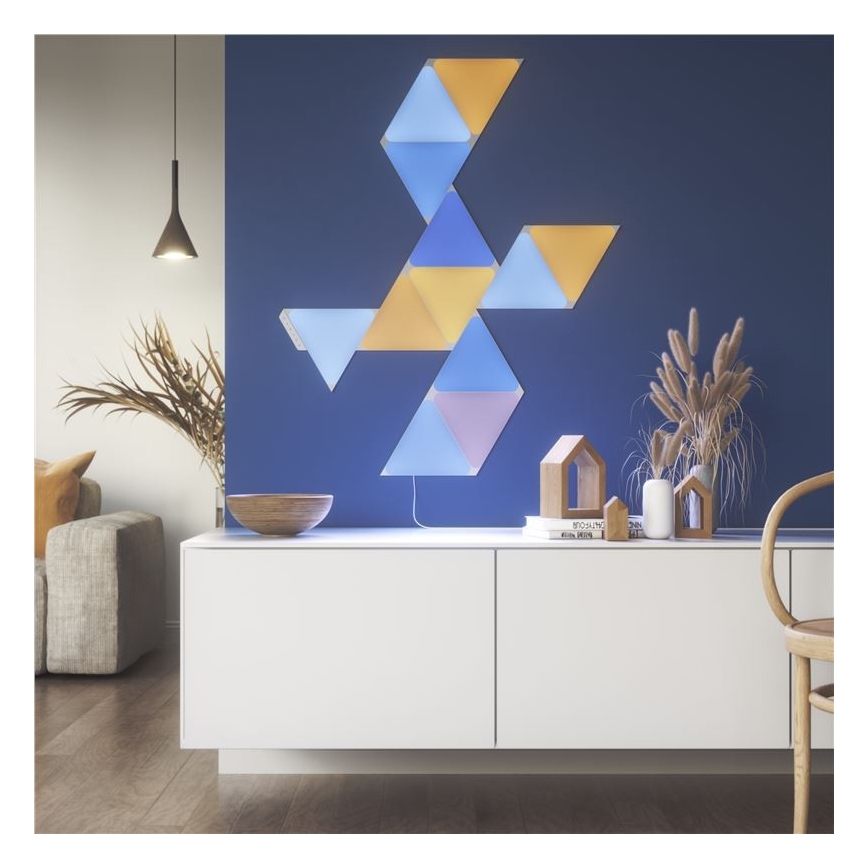 Nanoleaf - 9x LED panel dæmpbar RGB TRIANGLES LED/1,5W/230V Wi-Fi