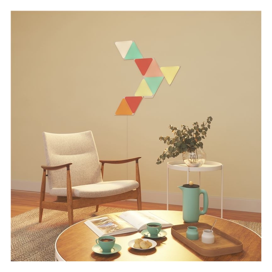 Nanoleaf - 9x LED panel dæmpbar RGB TRIANGLES LED/1,5W/230V Wi-Fi