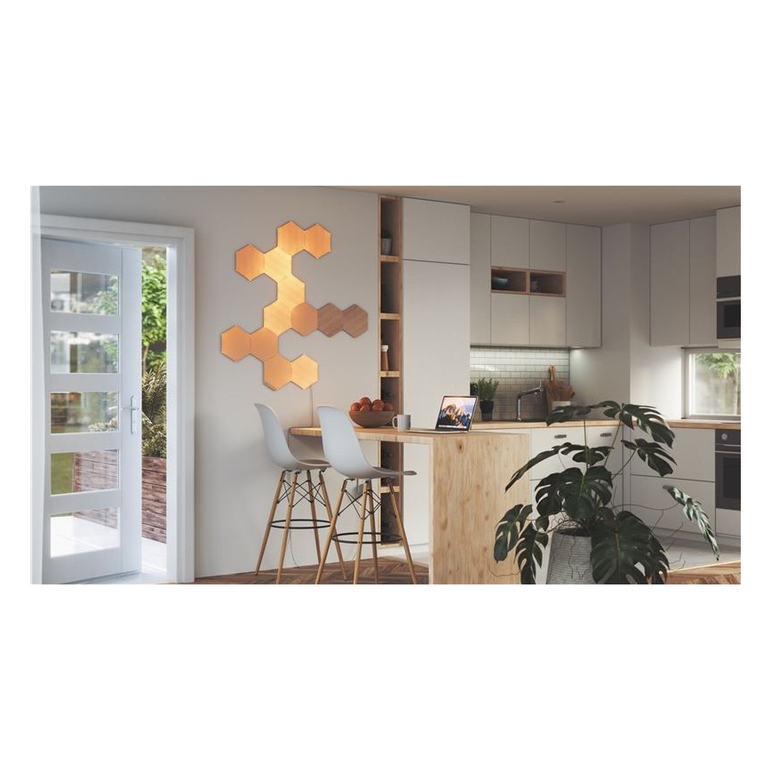 Nanoleaf - SÆT 13x LED panel dæmpbart HEXAGONS LED/2W/230V Wi-Fi