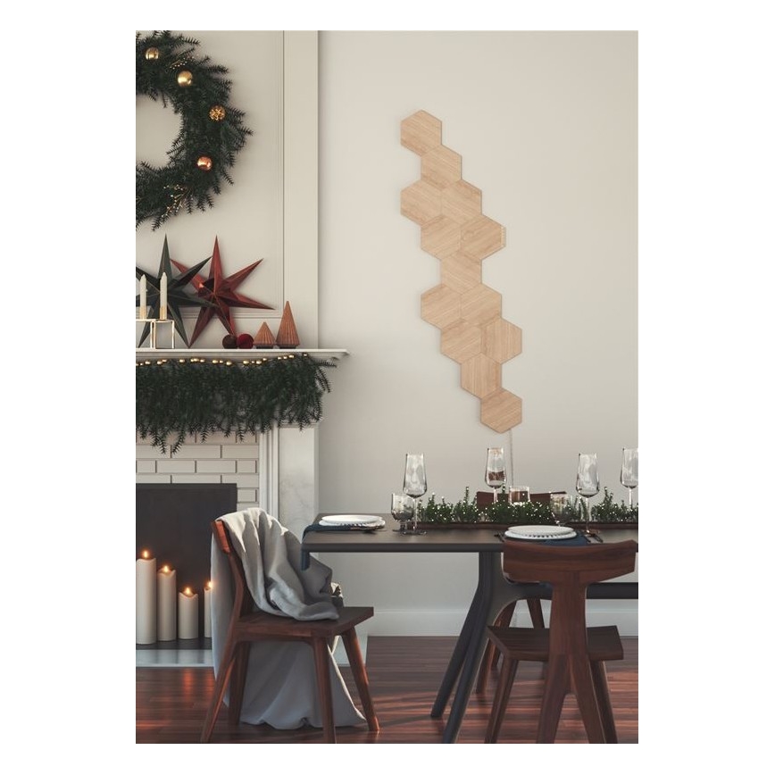 Nanoleaf - SÆT 13x LED panel dæmpbart HEXAGONS LED/2W/230V Wi-Fi
