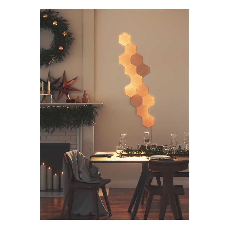 Nanoleaf - SÆT 13x LED panel dæmpbart HEXAGONS LED/2W/230V Wi-Fi