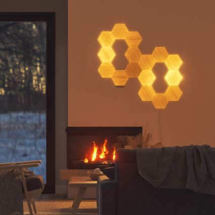 Nanoleaf - SÆT 13x LED panel dæmpbart HEXAGONS LED/2W/230V Wi-Fi